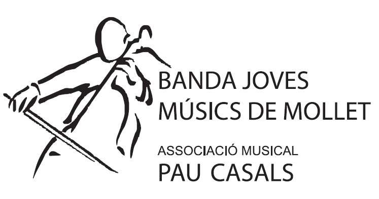 Logotip antiga banda de joves músics de Mollet.