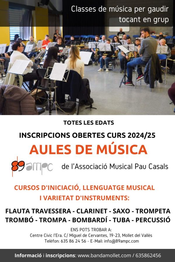 Cartell promo escola ampc 2024-25