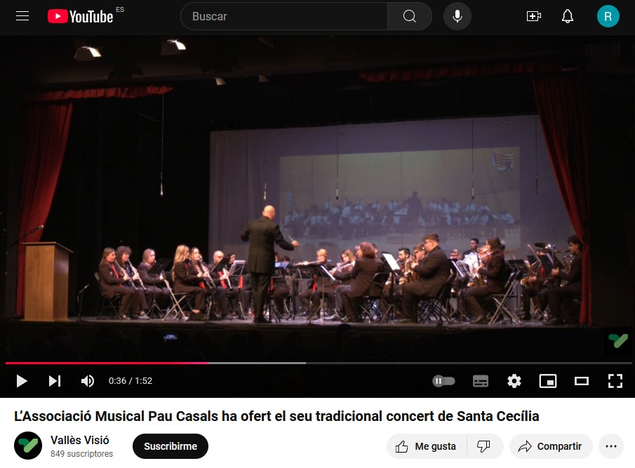 Notícia Valles Visio concert santa cecilia 2024