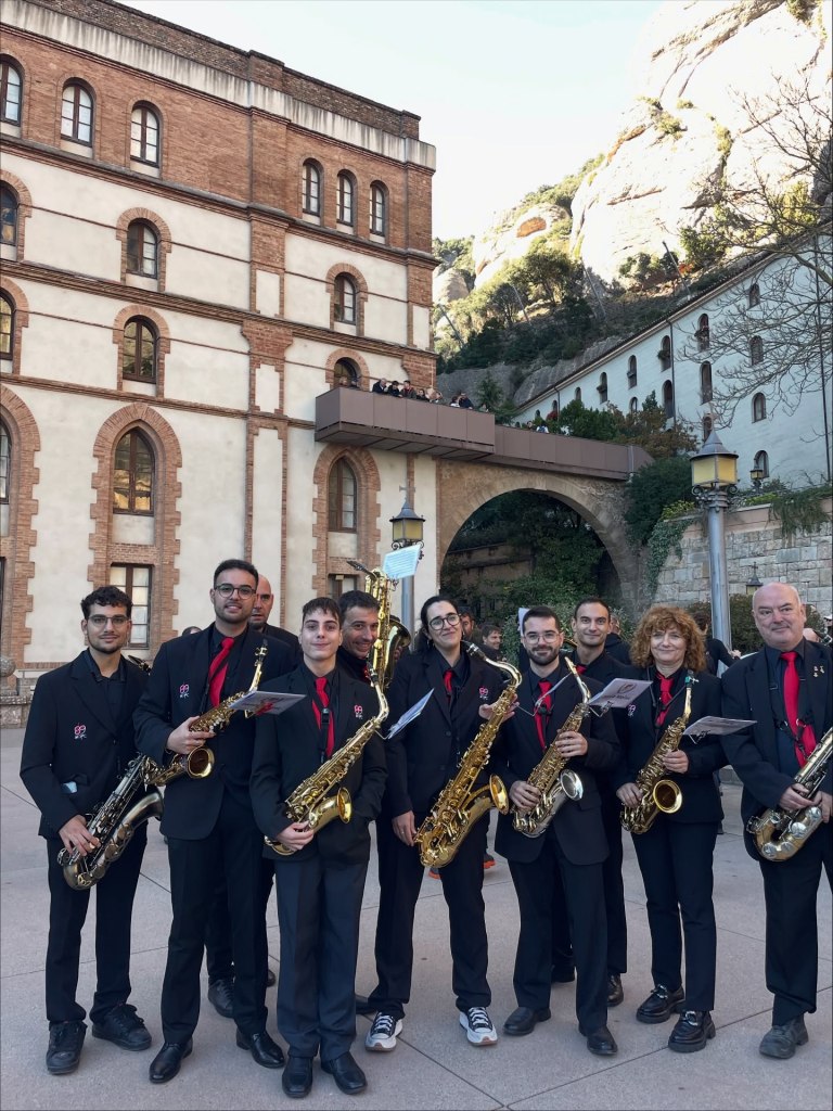 Trobada bandes Montserrat 2025 saxos